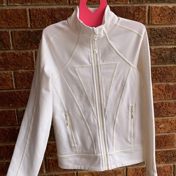 Ivivva Other - Ivivva by Lululemon White Perfect Your Practice Jacket 🍋 Size 8 Girl